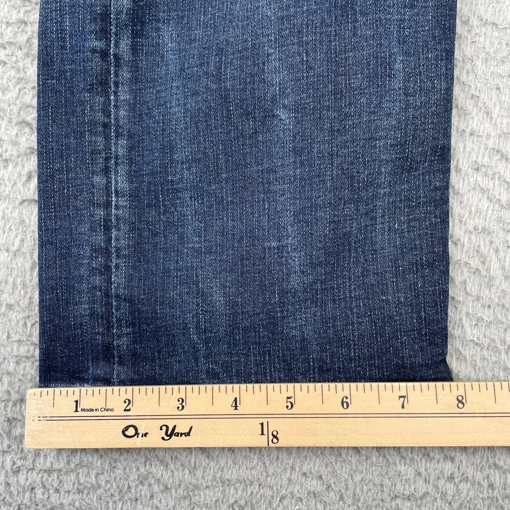 Silver Jeans Womens 16 Blue Suki Mid Straight Dark Wash Denim - Picture 7 of 10